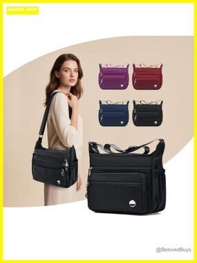 Women Crossbody Bag with Multiple Pockets Shoulder Handbag Tote Satchel